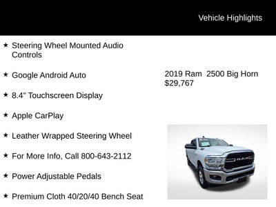 2019 RAM 2500 Big Horn