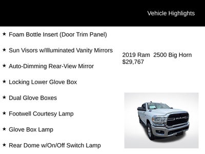 2019 RAM 2500 Big Horn