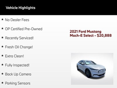 2021 Ford Mustang Mach-E Select