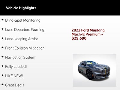 2023 Ford Mustang Mach-E Premium