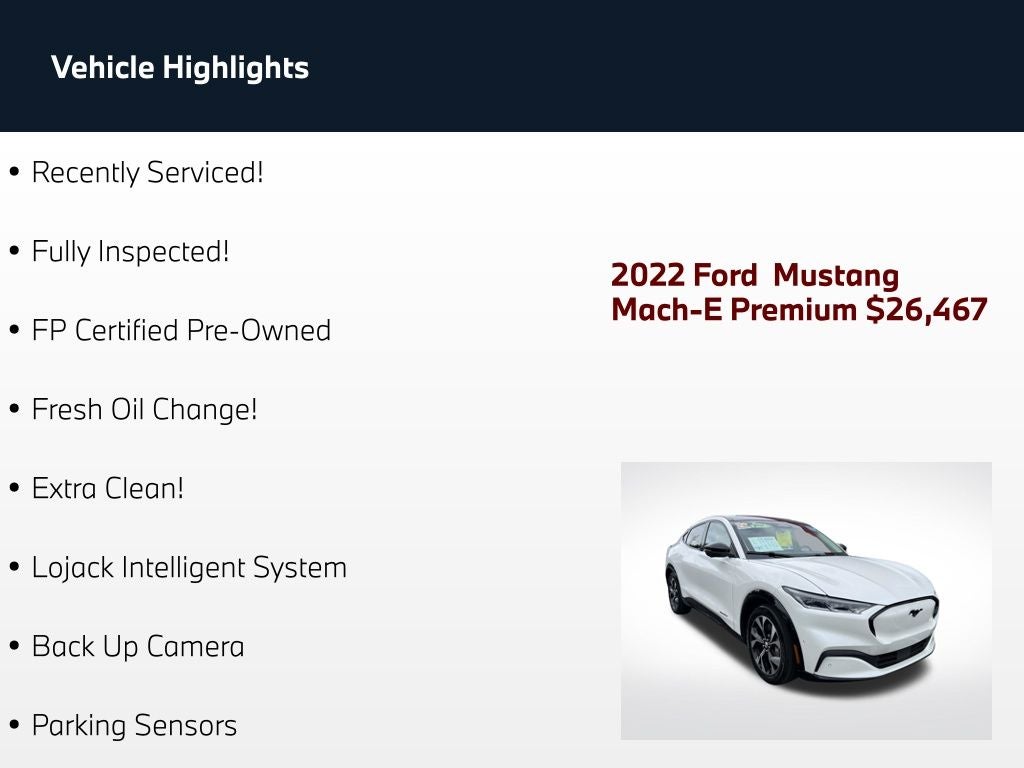 2022 Ford Mustang Mach-E Premium