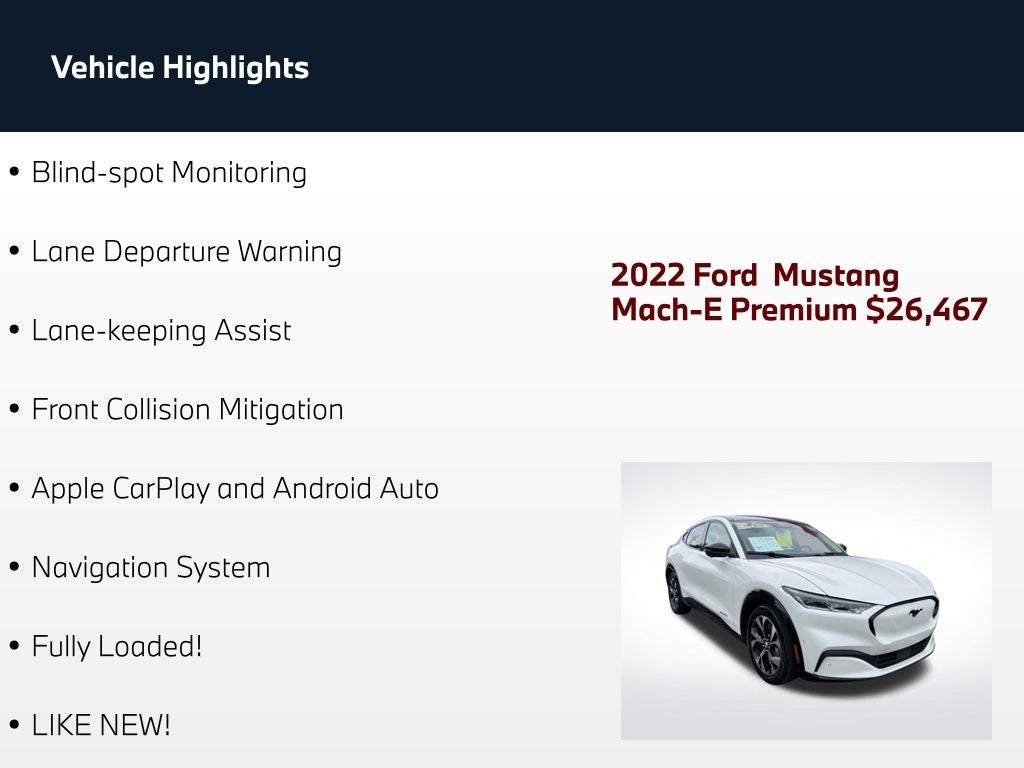 2022 Ford Mustang Mach-E Premium