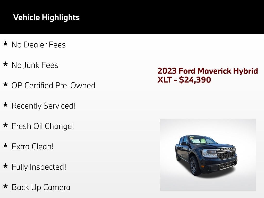 2023 Ford Maverick XLT