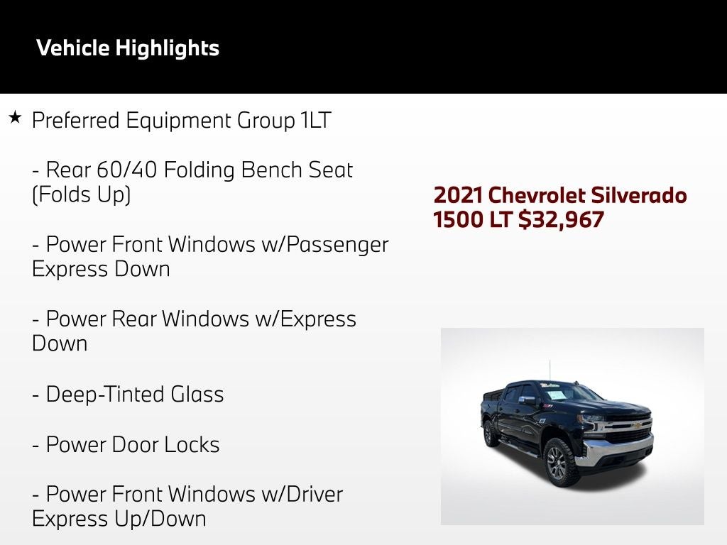 2021 Chevrolet Silverado 1500 LT LT1