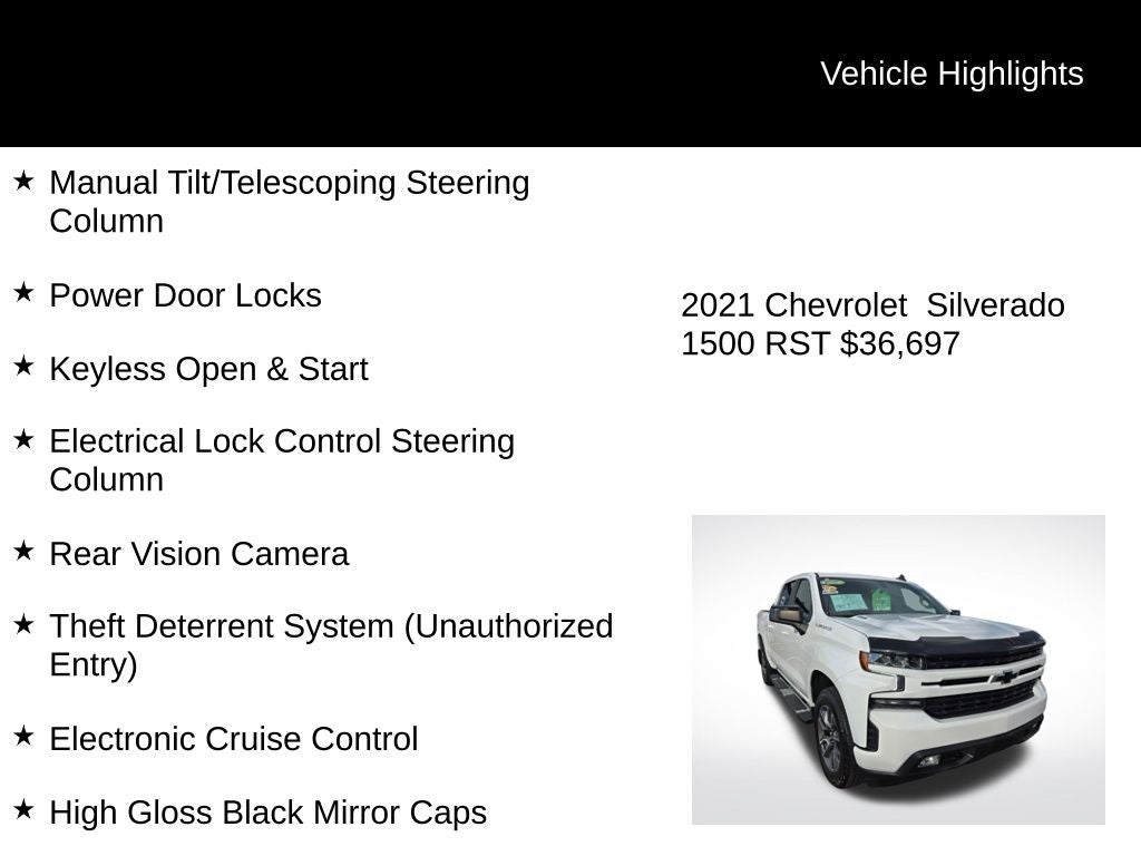 2021 Chevrolet Silverado 1500 RST