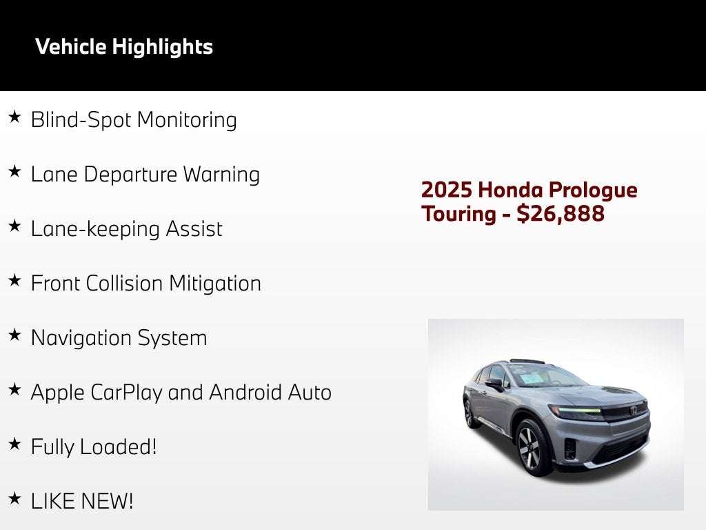 2025 Honda Prologue Touring