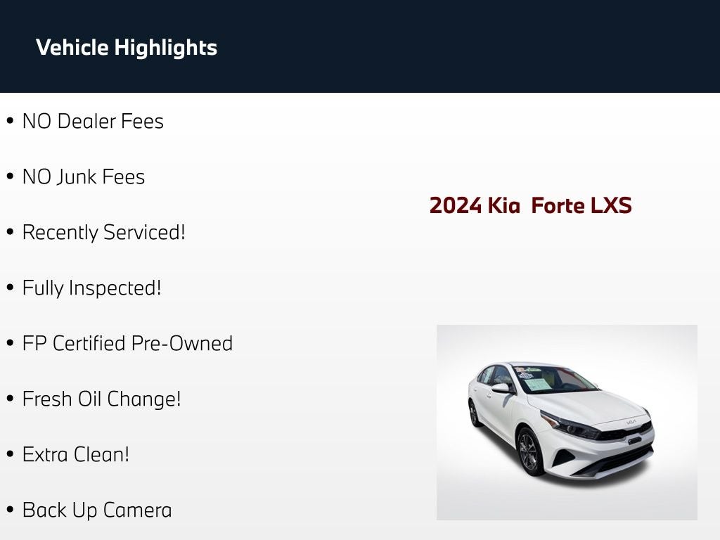 2024 Kia Forte LXS
