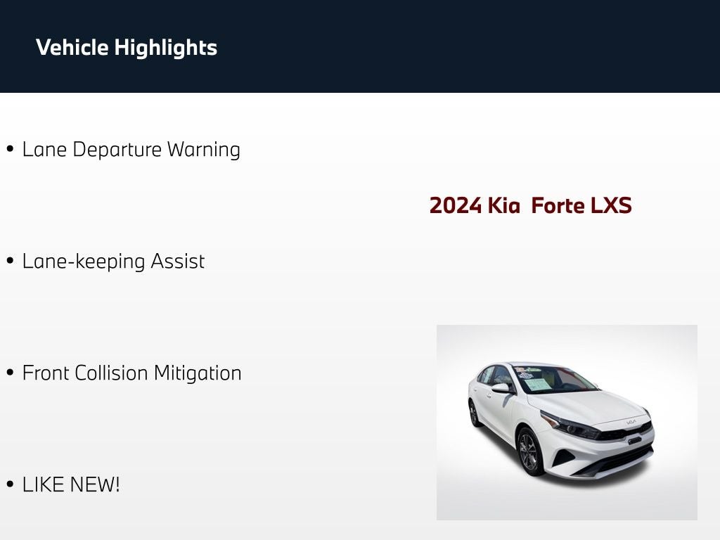 2024 Kia Forte LXS