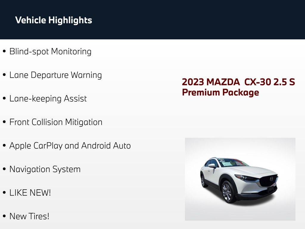 2023 Mazda Mazda CX-30 2.5 S Premium Package