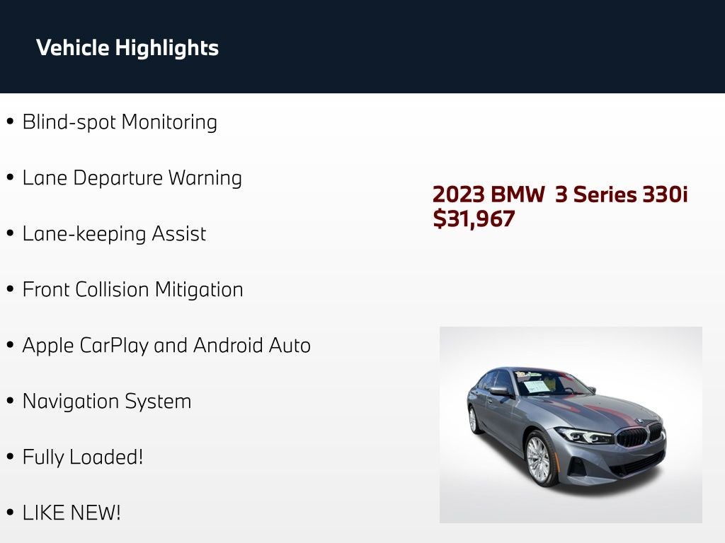 2023 BMW 3 Series 330i