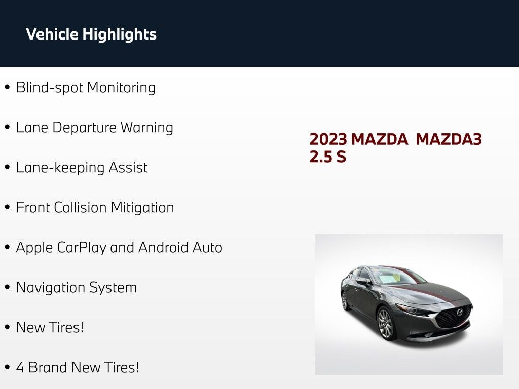 2023 Mazda Mazda3 2.5 S Premium Package