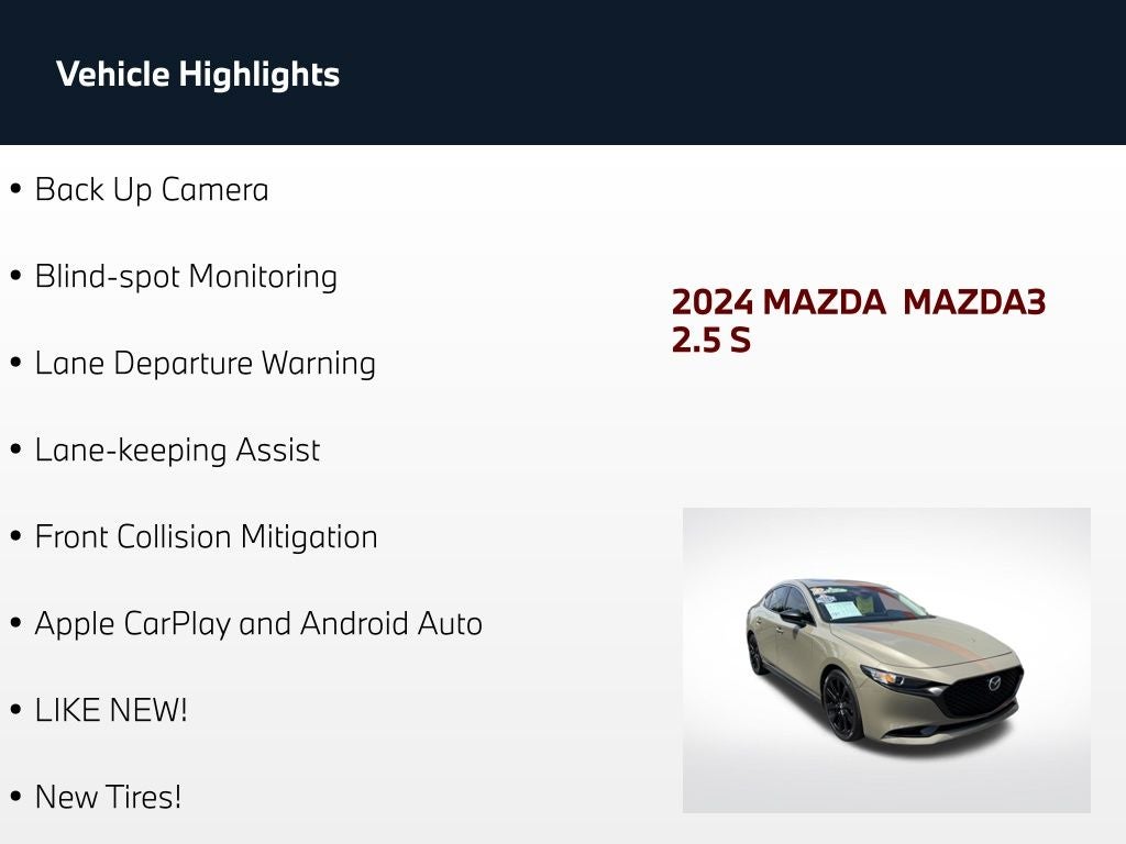 2024 Mazda Mazda3 2.5 Carbon Turbo
