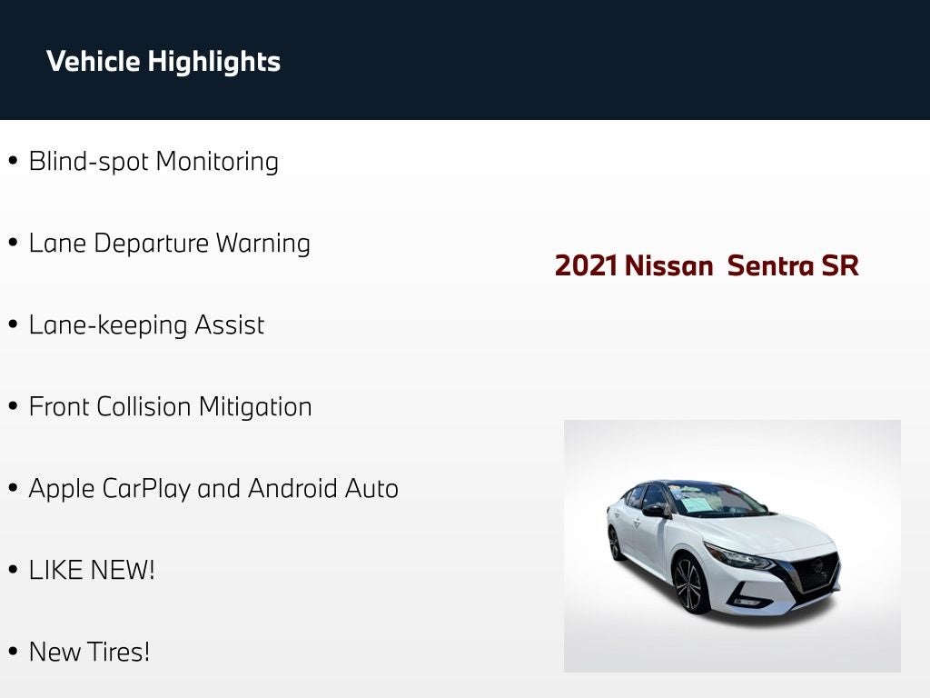 2021 Nissan Sentra SR