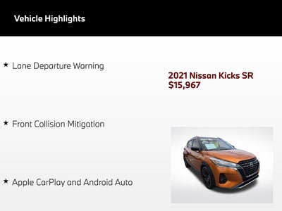 2021 Nissan Kicks SR