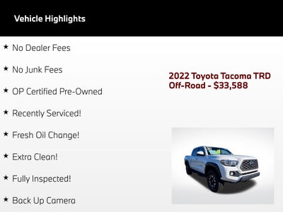 2022 Toyota Tacoma TRD Off-Road V6