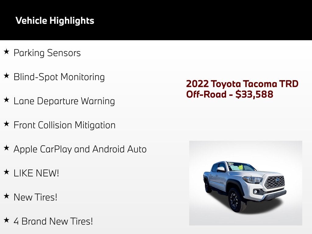 2022 Toyota Tacoma TRD Off-Road V6