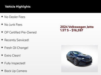2024 Volkswagen Jetta 1.5T S