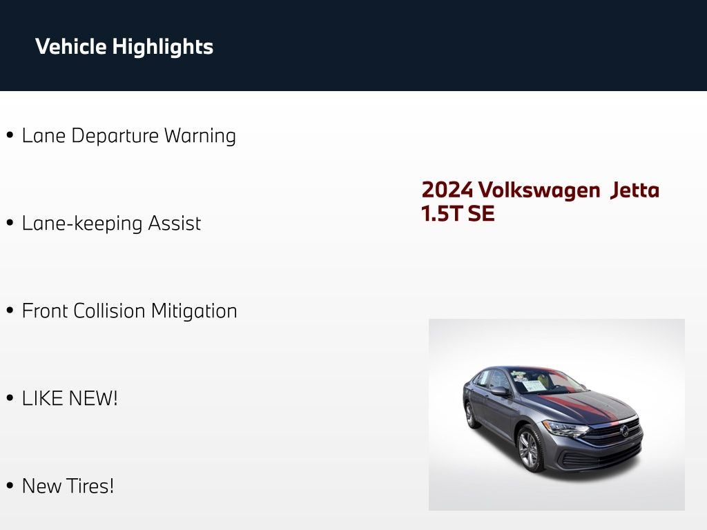 2024 Volkswagen Jetta 1.5T SE