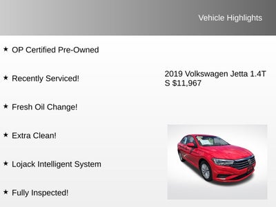 2019 Volkswagen Jetta 1.4T S