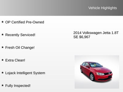 2014 Volkswagen Jetta 1.8T SE