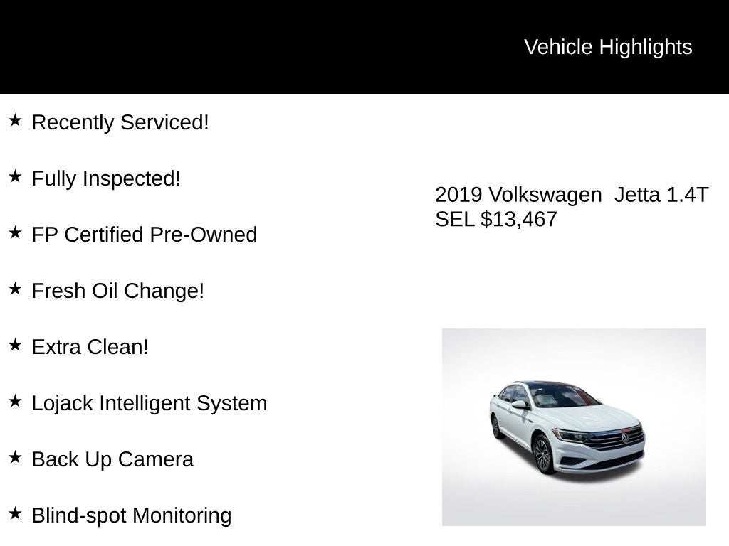 2019 Volkswagen Jetta SEL