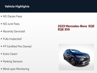 2023 Mercedes-Benz EQE 350 SUV 4MATIC®