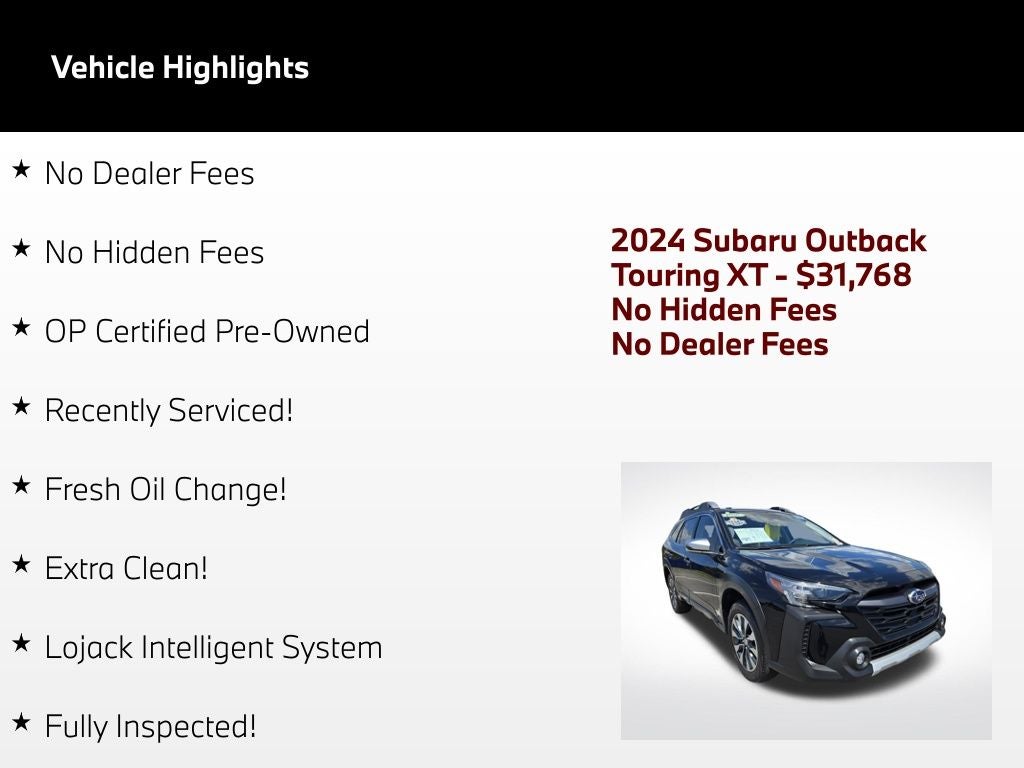 2024 Subaru Outback Touring XT