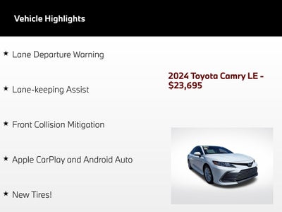 2024 Toyota Camry LE