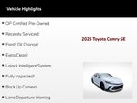2025 Toyota Camry SE