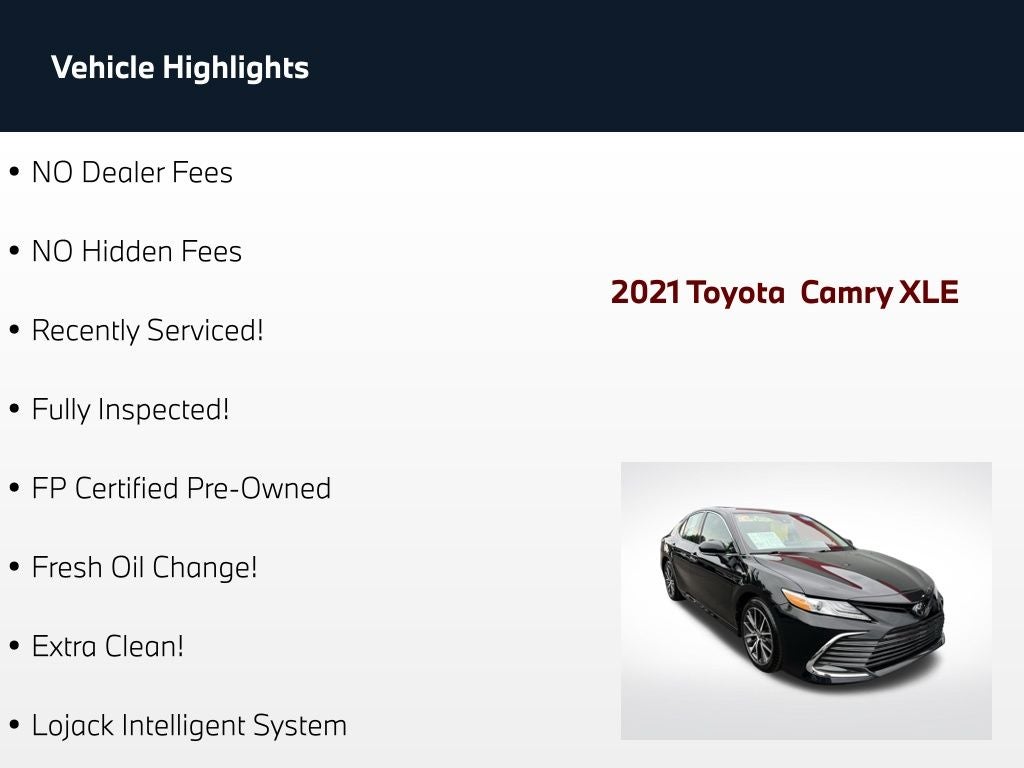 2021 Toyota Camry XLE