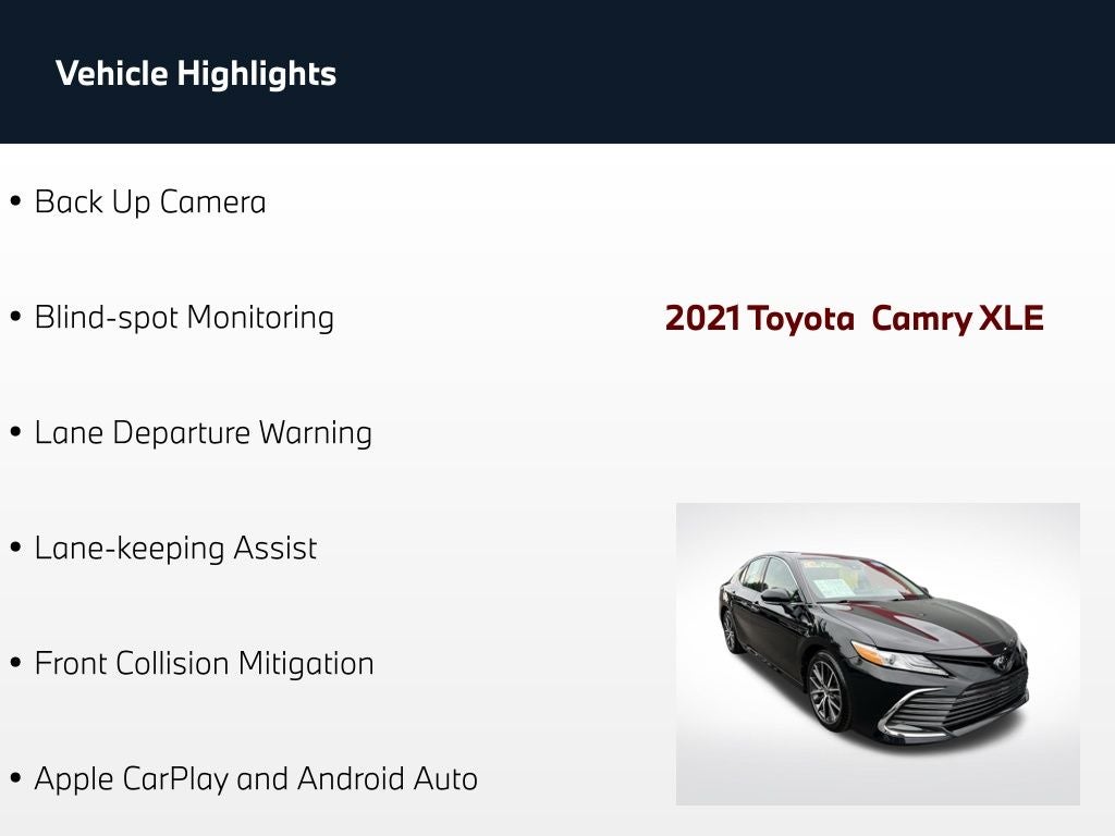 2021 Toyota Camry XLE