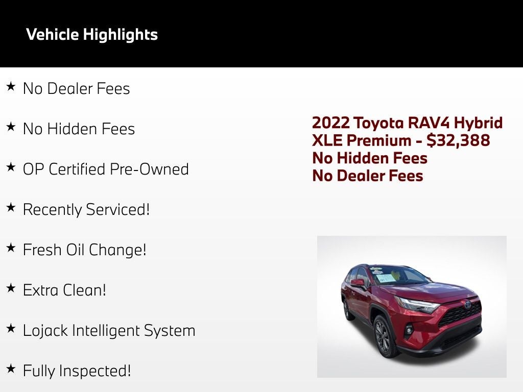 2022 Toyota RAV4 Hybrid XLE Premium