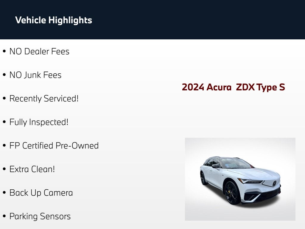 2024 Acura ZDX Type S