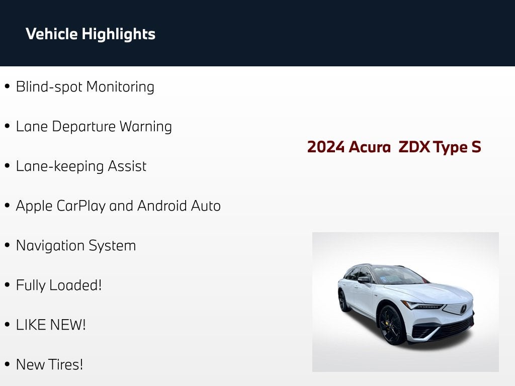 2024 Acura ZDX Type S
