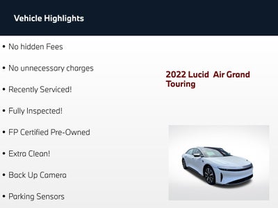 2022 Lucid Air Grand Touring