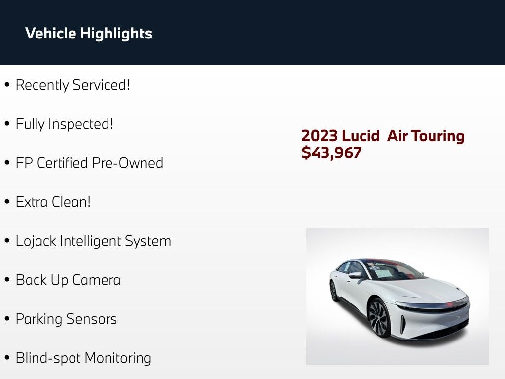2023 Lucid Air Touring