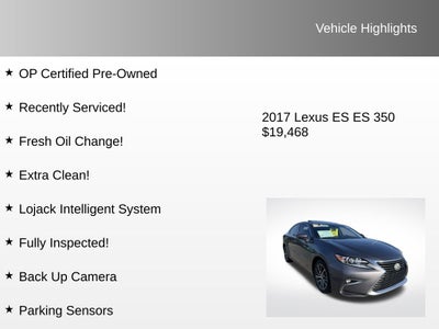 2017 Lexus ES 350