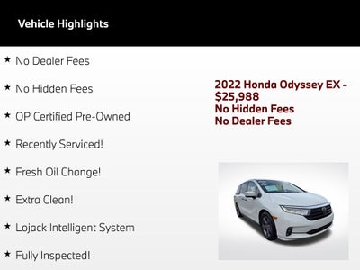 2022 Honda Odyssey EX