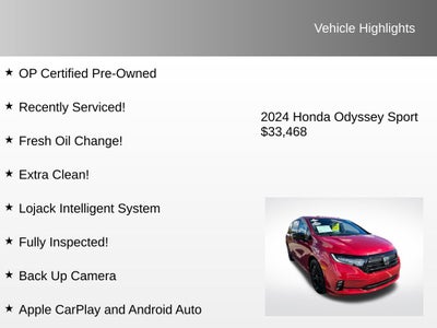 2024 Honda Odyssey Sport