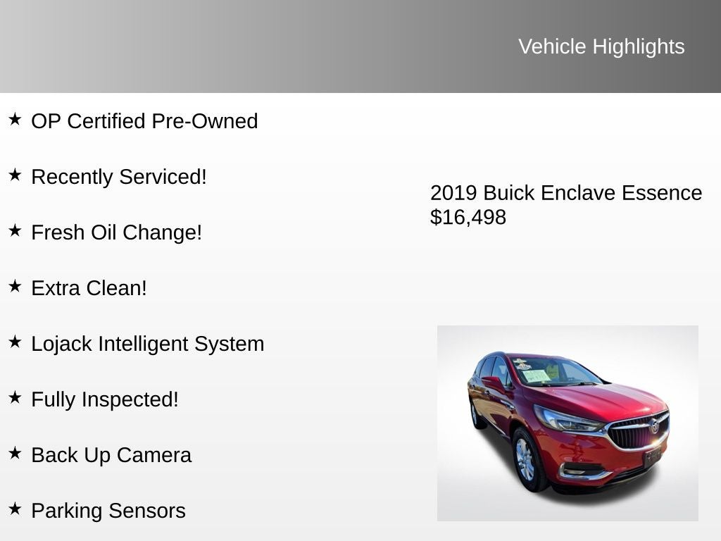 2019 Buick Enclave Essence