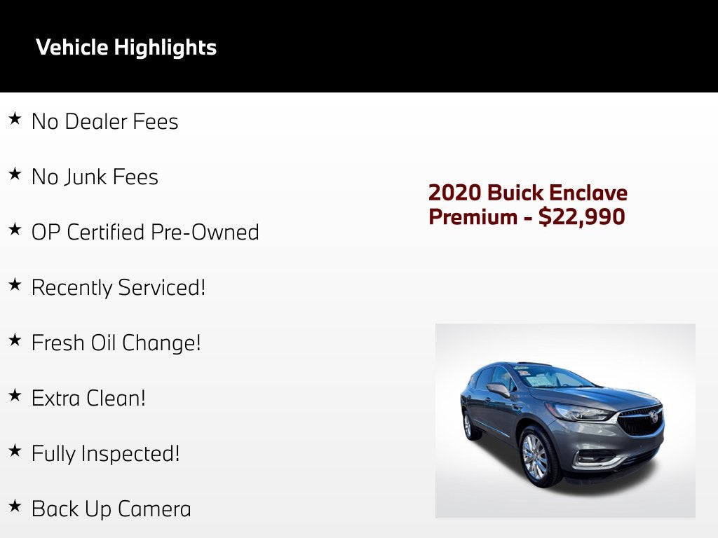 2020 Buick Enclave Premium Group