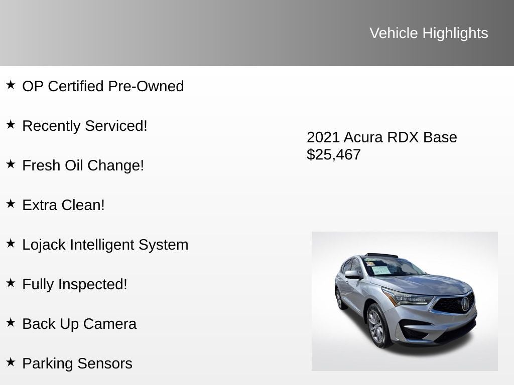 2021 Acura RDX Technology Package