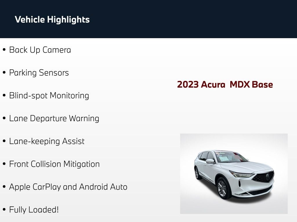 2023 Acura MDX 3.5L SH-AWD