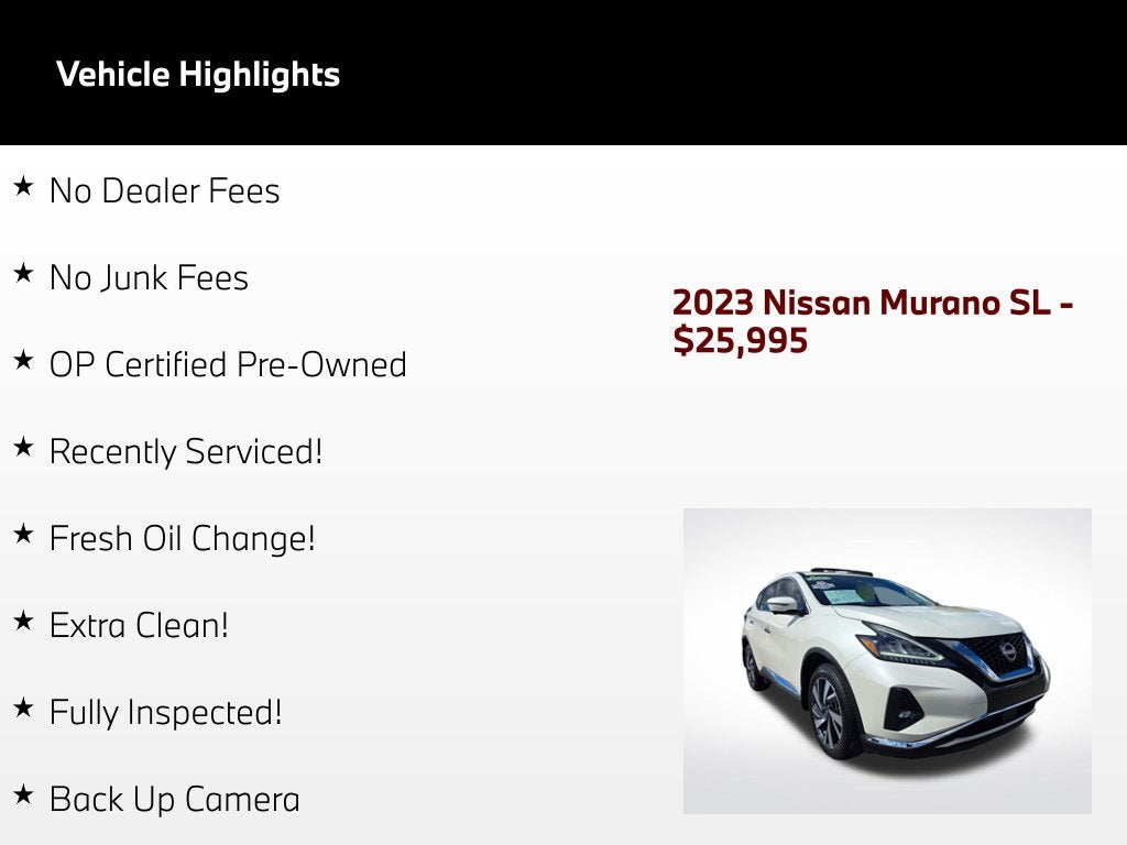 2023 Nissan Murano SL