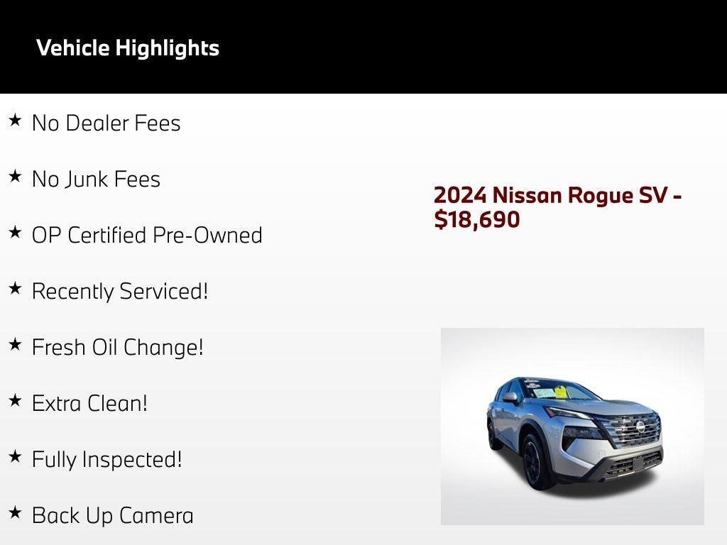 2024 Nissan Rogue SV