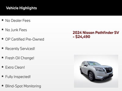 2024 Nissan Pathfinder SV