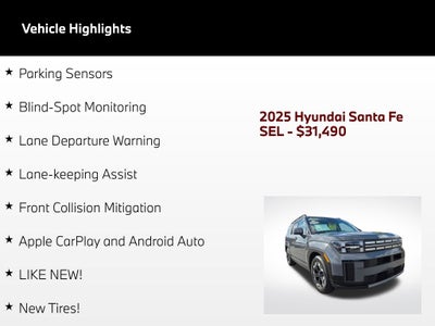 2025 Hyundai Santa Fe SEL