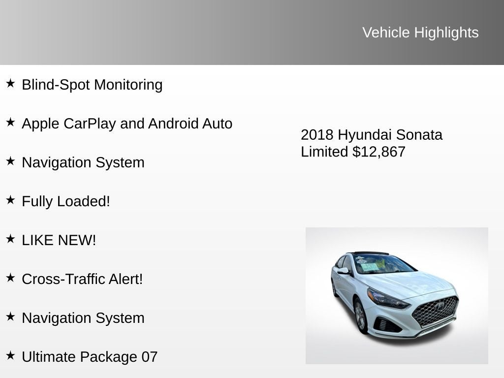 2018 Hyundai Sonata Limited