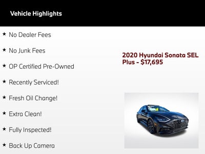 2020 Hyundai Sonata SEL Plus