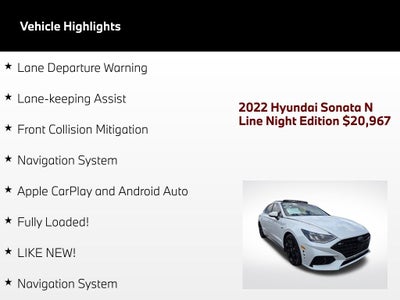 2022 Hyundai Sonata N Line